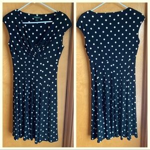 Vintage Ralph Lauren polka dot dress